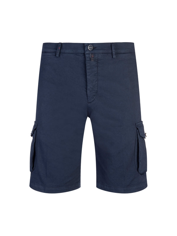 Logo Tab Multi Pocket Shorts