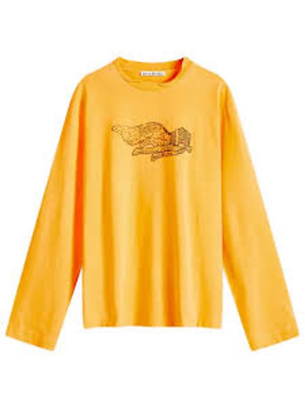 T-shirt manches longues orange néon Long Sleeve
