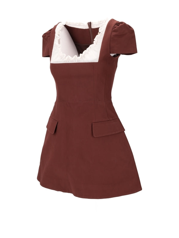 shushu/tong Brown Mini Dress