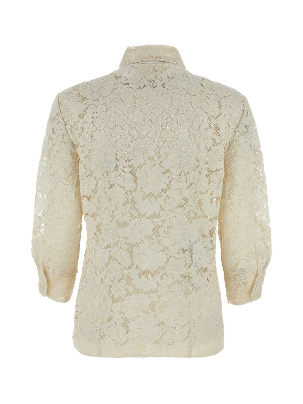 Allover Lace Detail Blouse