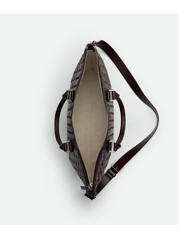 Bottega Veneta Intrecciato Brown Brief Case