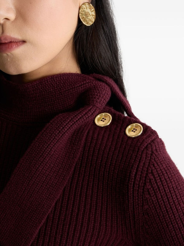 Patou Burgundy Knitted