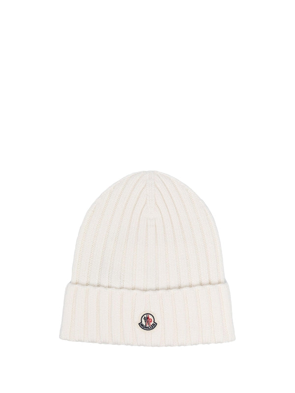 Logo Patch Wool Beanie