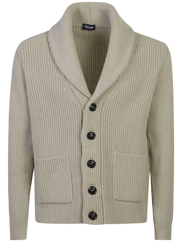 Beige Wool Cardigan