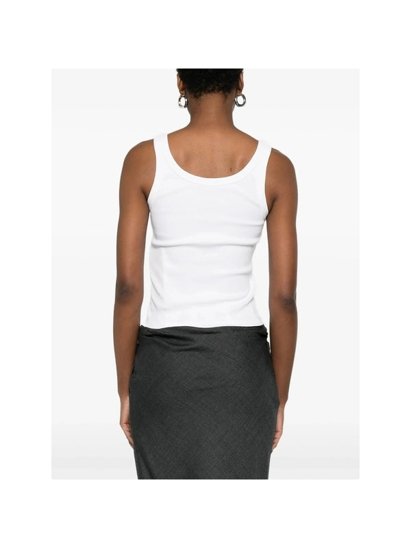 Square-Neck Sleeveless Top