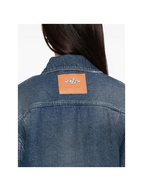 Simone Rocha Blue Trucker