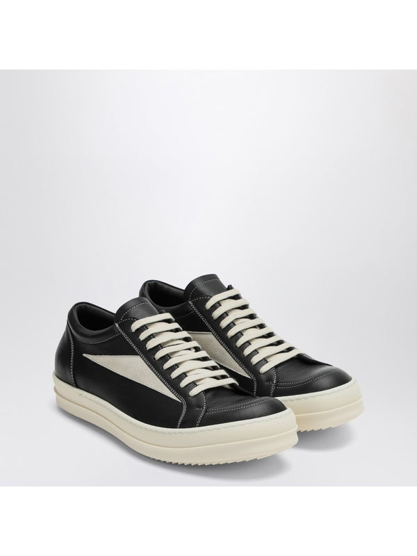 Rick Owens Black Low Top Sneakers