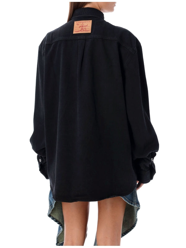 Y/PROJECT - Evergreen Snap Button Shirt - Jente