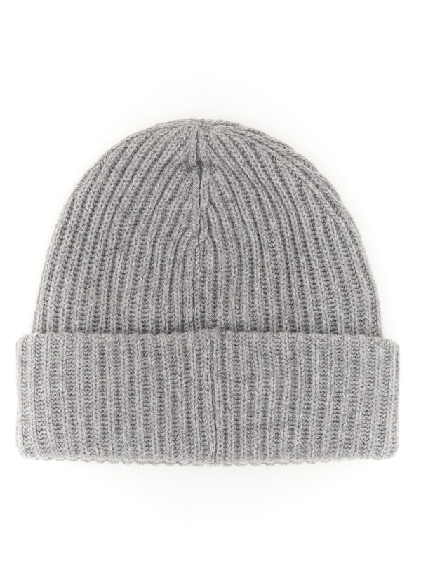 Logo Patch Wool Blend Beanie