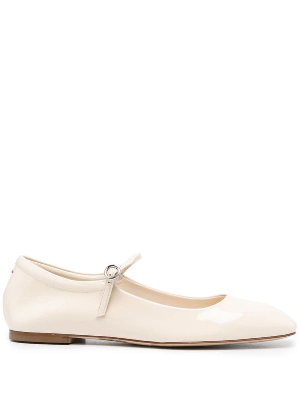 Aidy White Flat Shoes