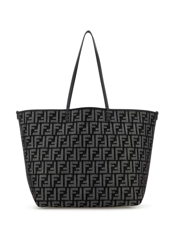 Fendi Roll Large Navy Tote Bags