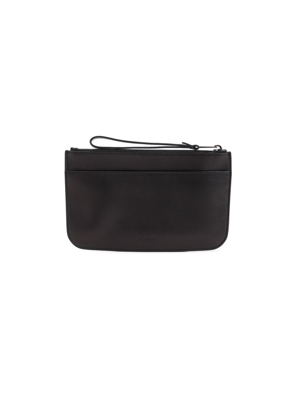 Black Lambskin Clutch Bag