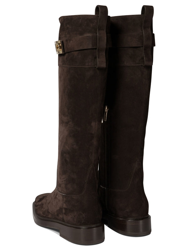 Roly 绒面高筒靴