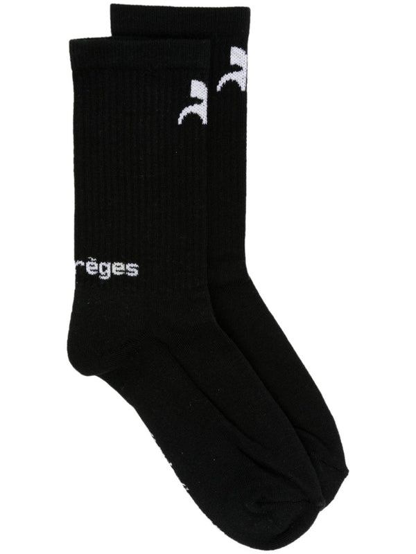 Jacquard Logo Socks