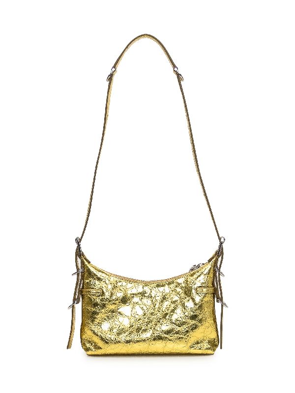 Voyou Metallic Leather Mini Shoulder Bag