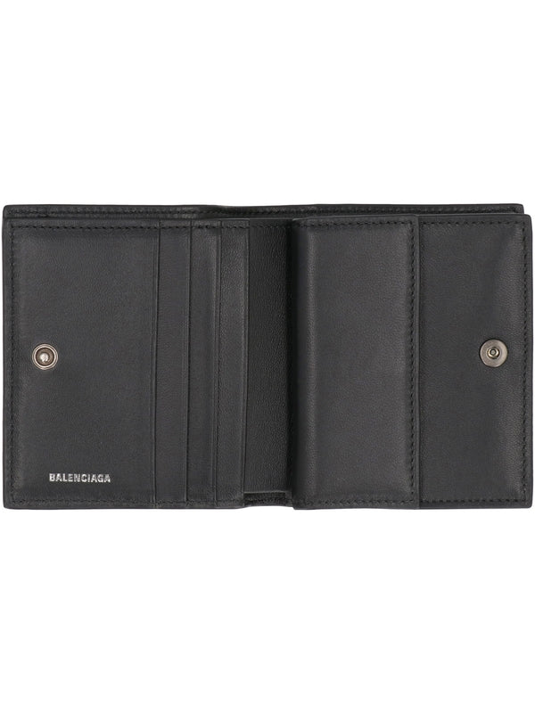 B Icon Leather Wallet