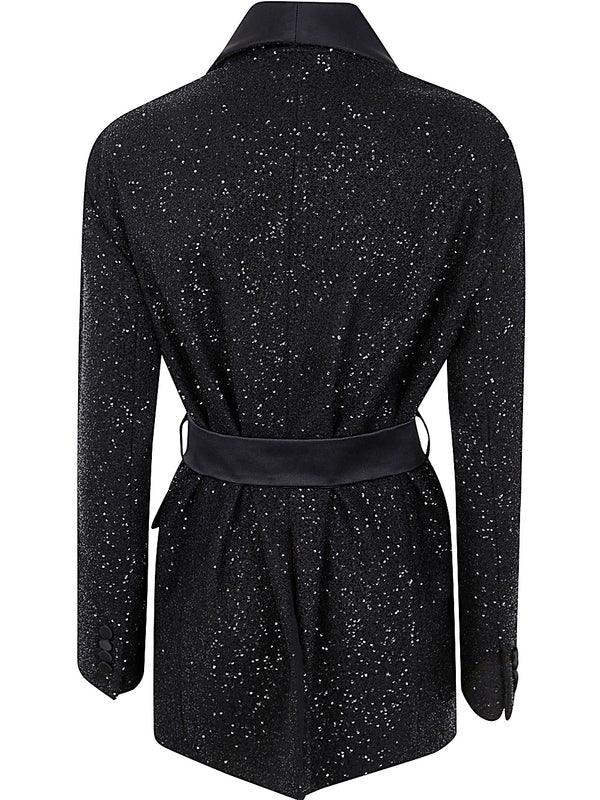 Wool Blend Sequin Jacket