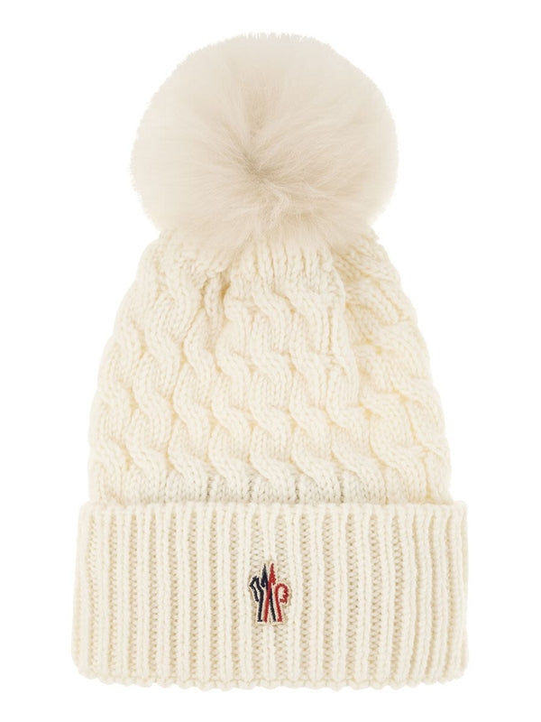 Moncler White Beanies