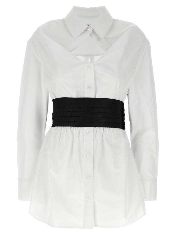 Waist Belt
  Shirt Mini Dress
