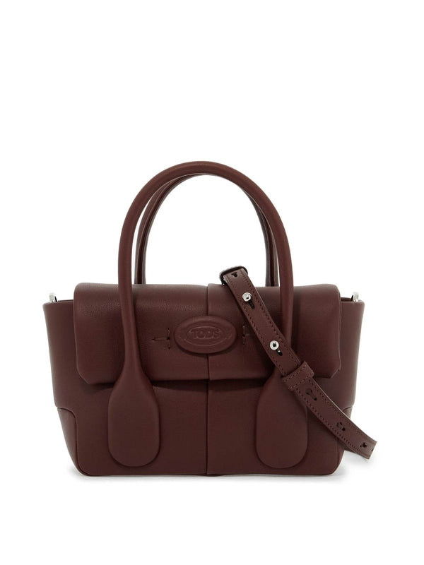 TOD'S - Di Logo Leather Mini Tote Bag - Jente