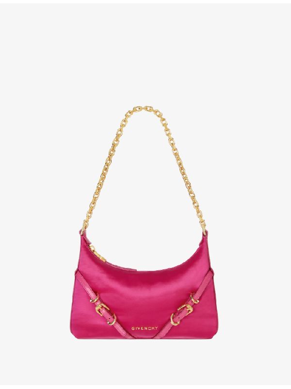 Voyou Party Satin Nylon Chain Bag