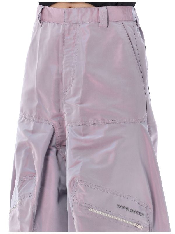 Y/PROJECT - Pop-up High Waist Wide Pants - Jente