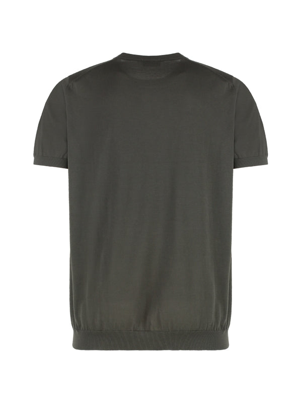 Crewneck Cotton Short Sleeve T-Shirt