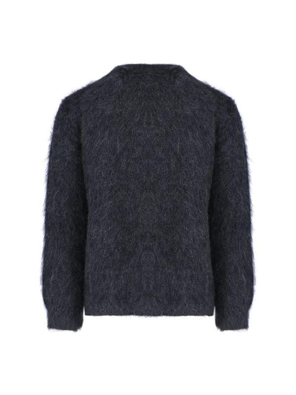 Jacquard Mohair Blend Knit