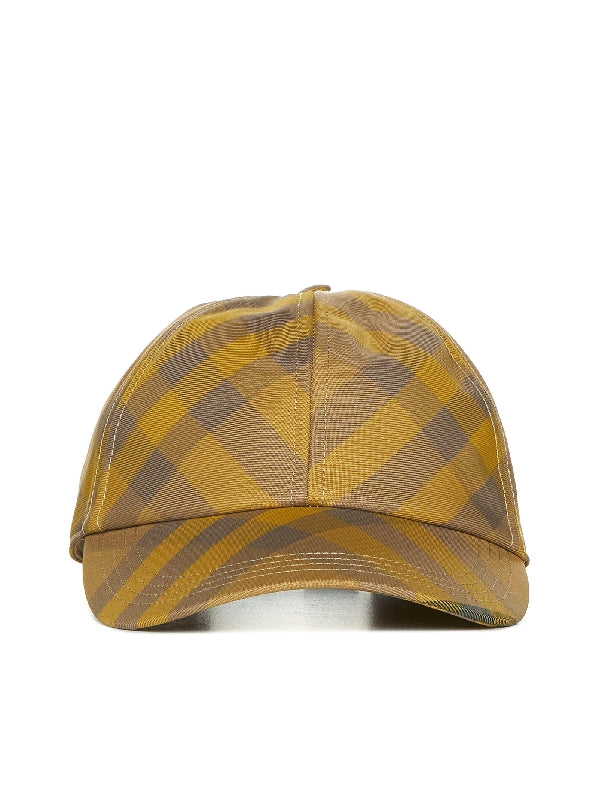 Check Pattern Ball Cap