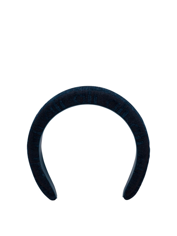 Navy Suede Hair Band