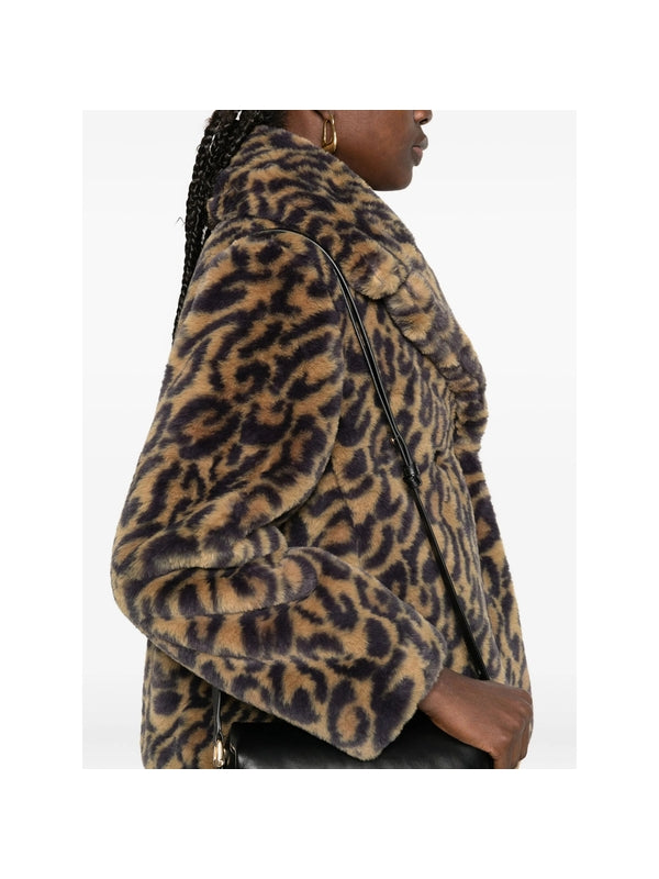 A.P.C. Brown Black Fur & Shearling