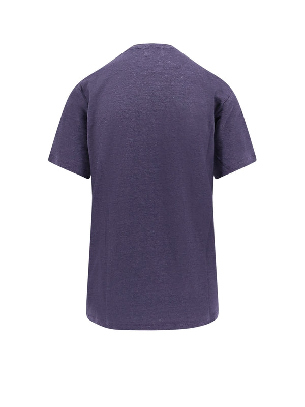 Zewel Logo Linen Short Sleeve T-Shirt