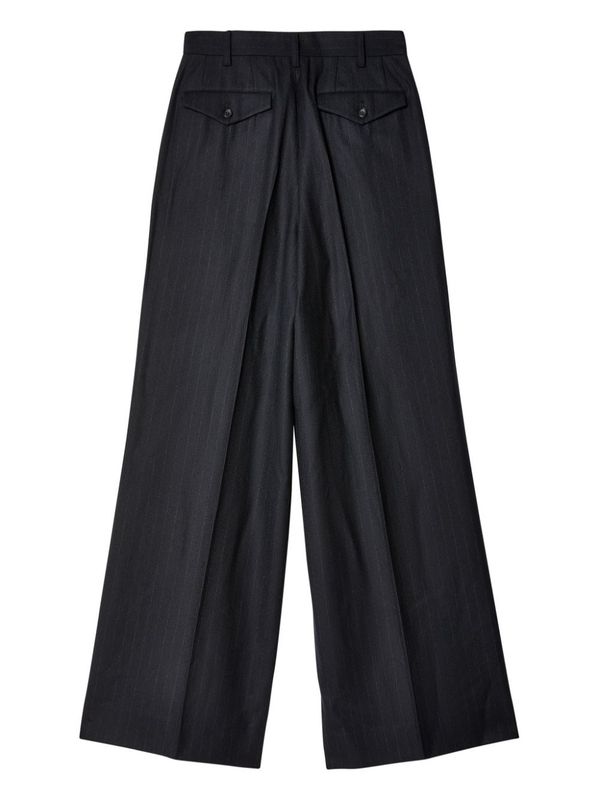 Wide Wool Pants