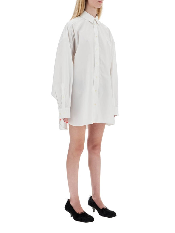 Cotton Shirt Mini Dress