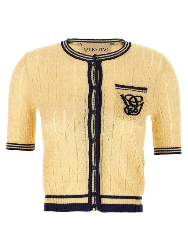 Valentino Yellow Cardigans