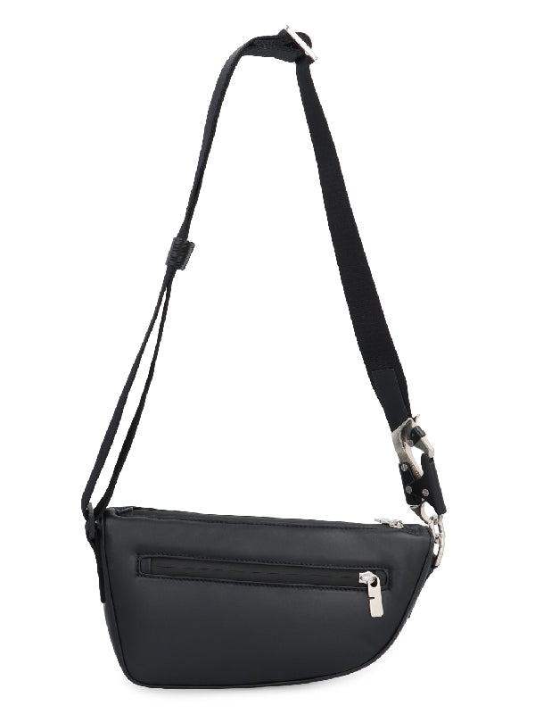 Calfskin Shield Crossbody Bag