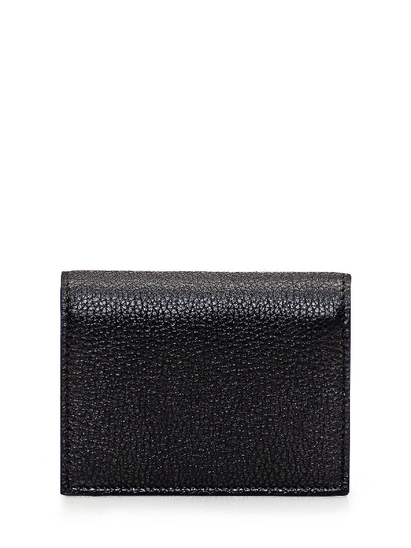 Gancini Detail Leather Coin Wallet