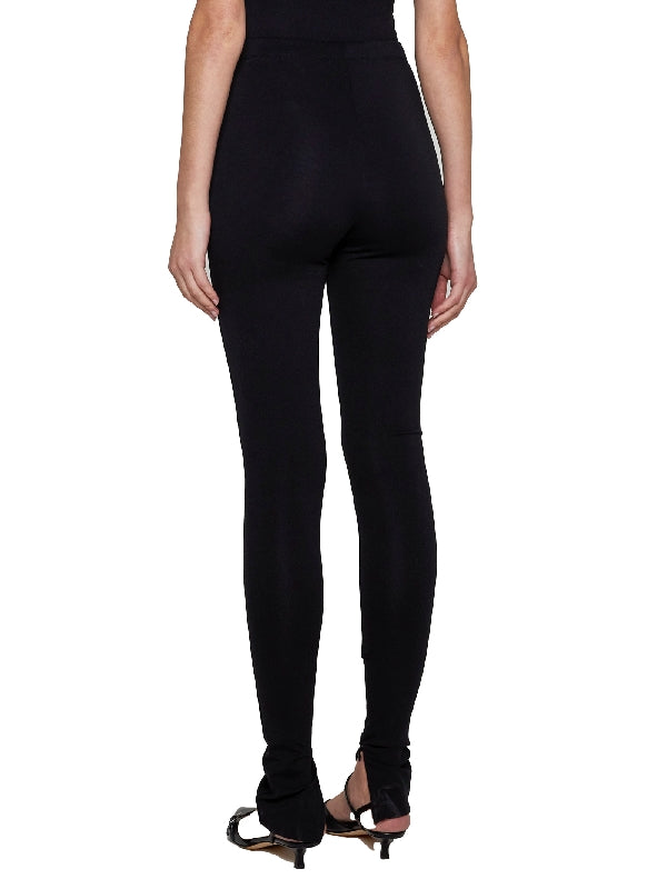 High-Waisted Button Leggings