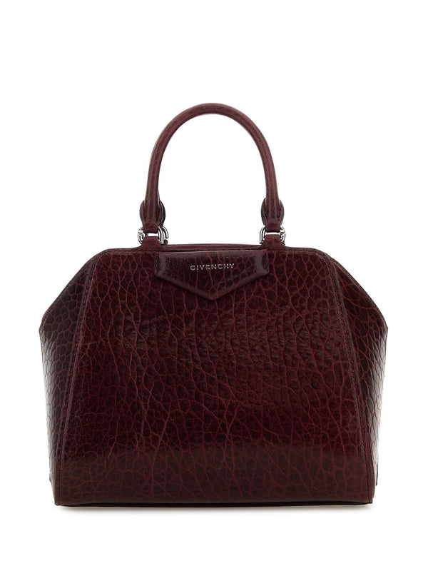 Antigona Cube Leather Mini Tote Bag