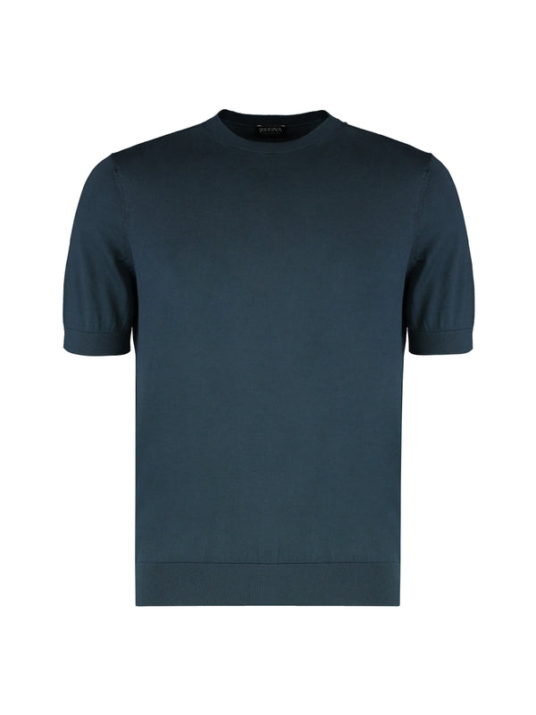 Z Zegna Green Knitted