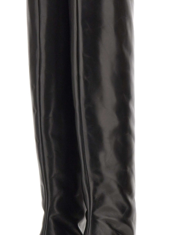 Aeyde Black High Boots