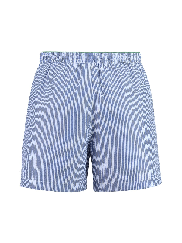 Pinstripe Swim Shorts