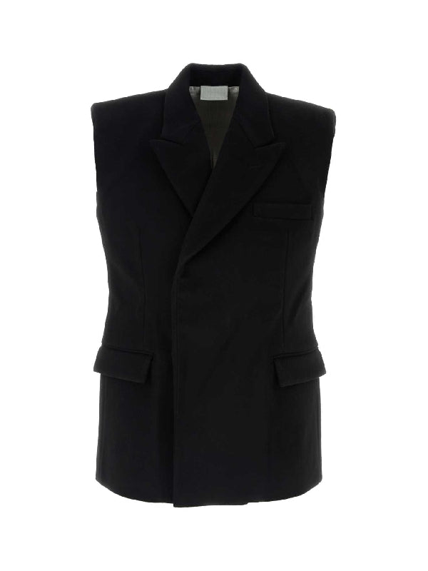 BLAZERS AND VESTS VL16VE100B BLACK Black Vests