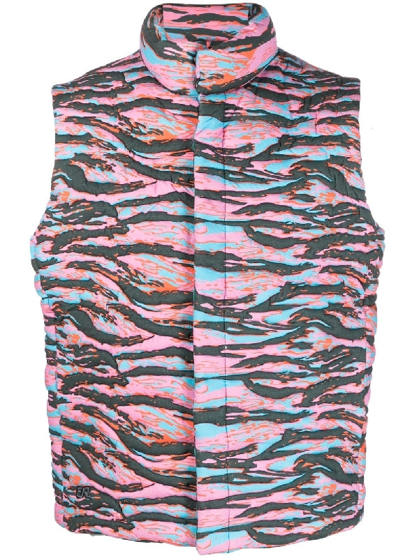 Camouflage Pattern Padded Vest