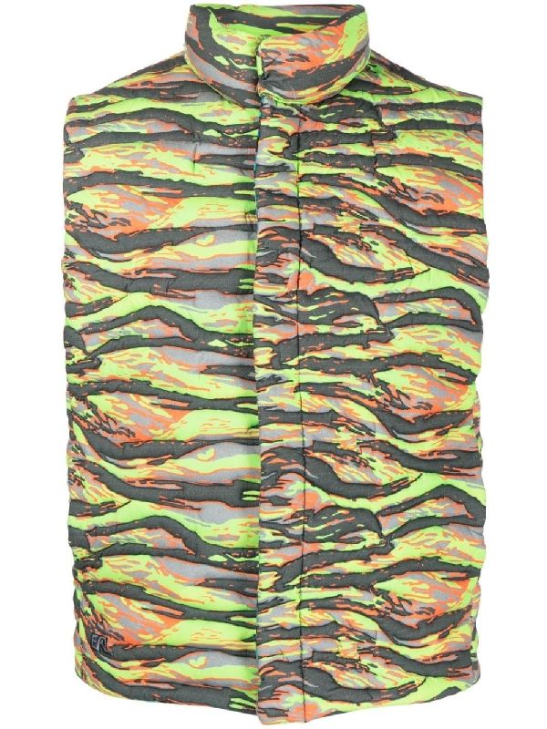 Camouflage Pattern Padded Vest