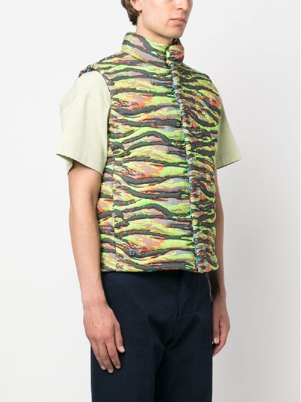 Camouflage Pattern Padded Vest