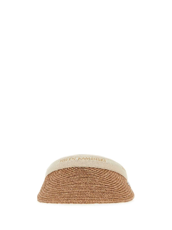 Marina Raffia Visor Hat