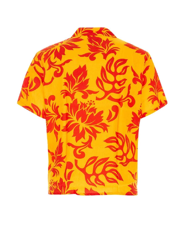 Tropical Floral Print Shirt