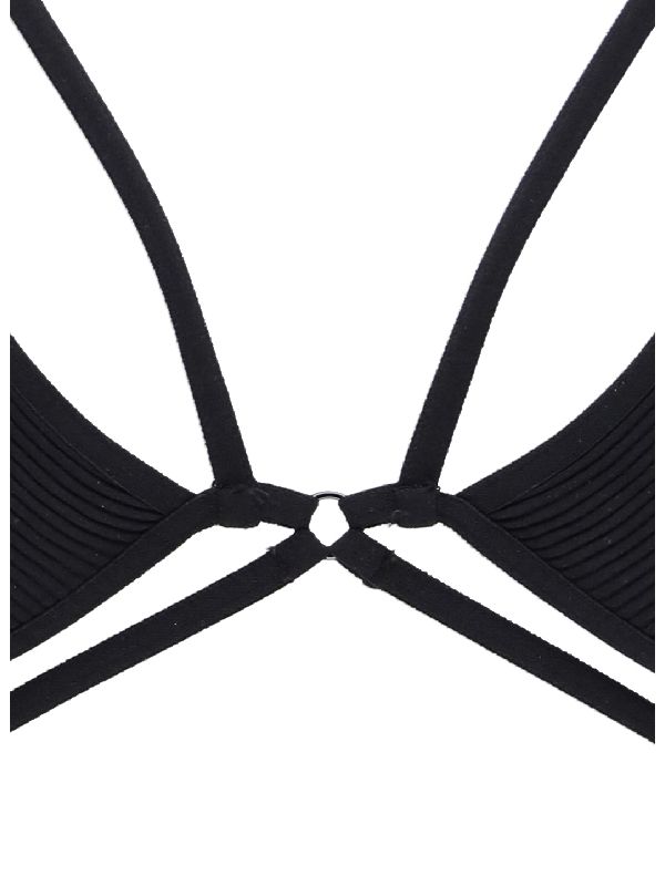 Strappy Rib Jersey Bra