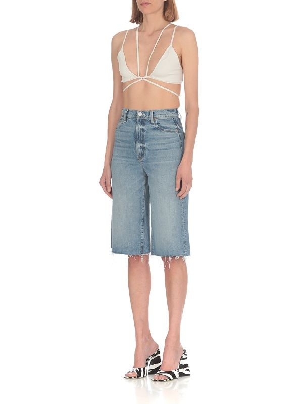 Strappy Rib Jersey Bra